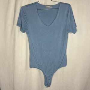 Active Basic Bodysuit Blue Large
